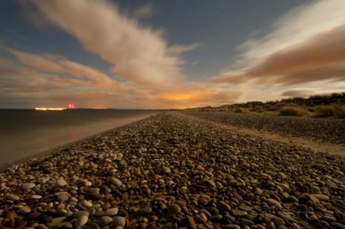 Findhorn Beach by night