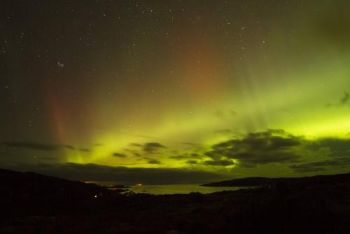 Aurora borealis over Lochinver