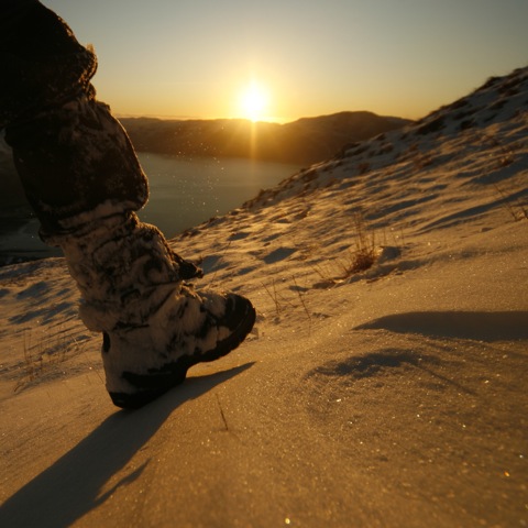 Winter walking in Knoydart